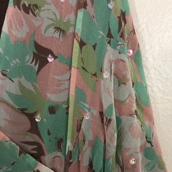 ✨vintage✨ 100% Silk Dress. Size 8 - Picture 5 of 9